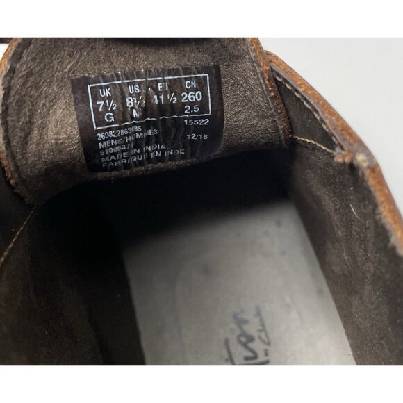 Clarks Desert Boot Men’s 7.5 Brown Beeswax Leather Chukka Iconic - Picture 3 of 9